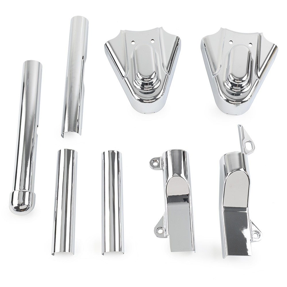Rear Swingarm Covers Phantom Axle Covers Fit Harley Softail 2000-2007 Chrome