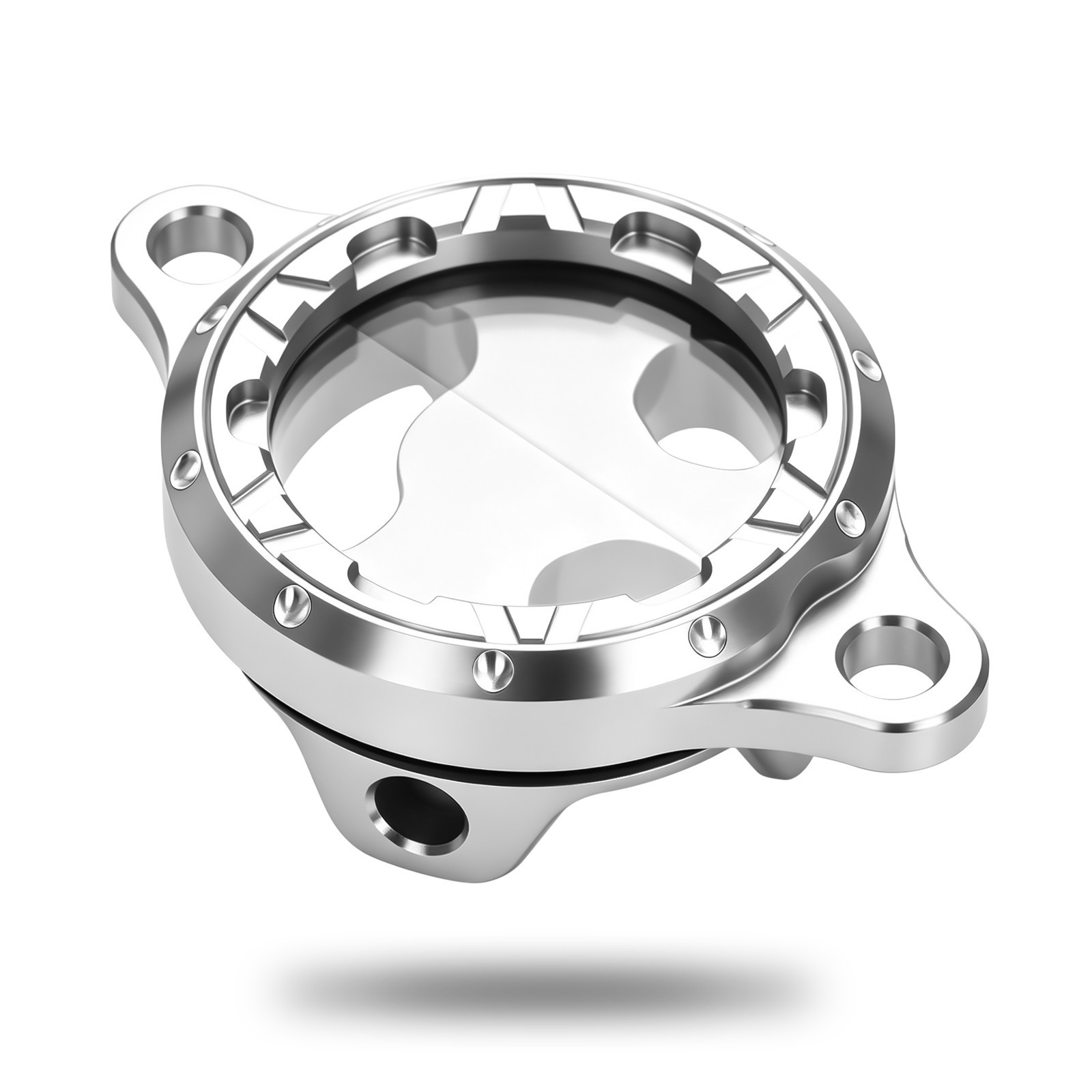 3D Clear Engine Oil Filter Cover For Honda CRF450R 2002-2008 CRF450X 2005-2017