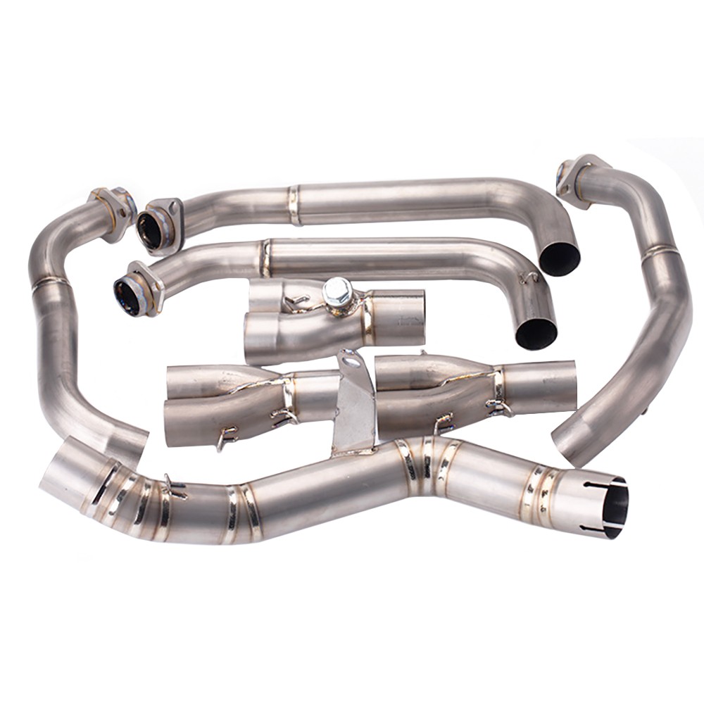 For Kawasaki Z900 2017- 24 Whole Exhaust System Header Link Pipe Muffler Slip On