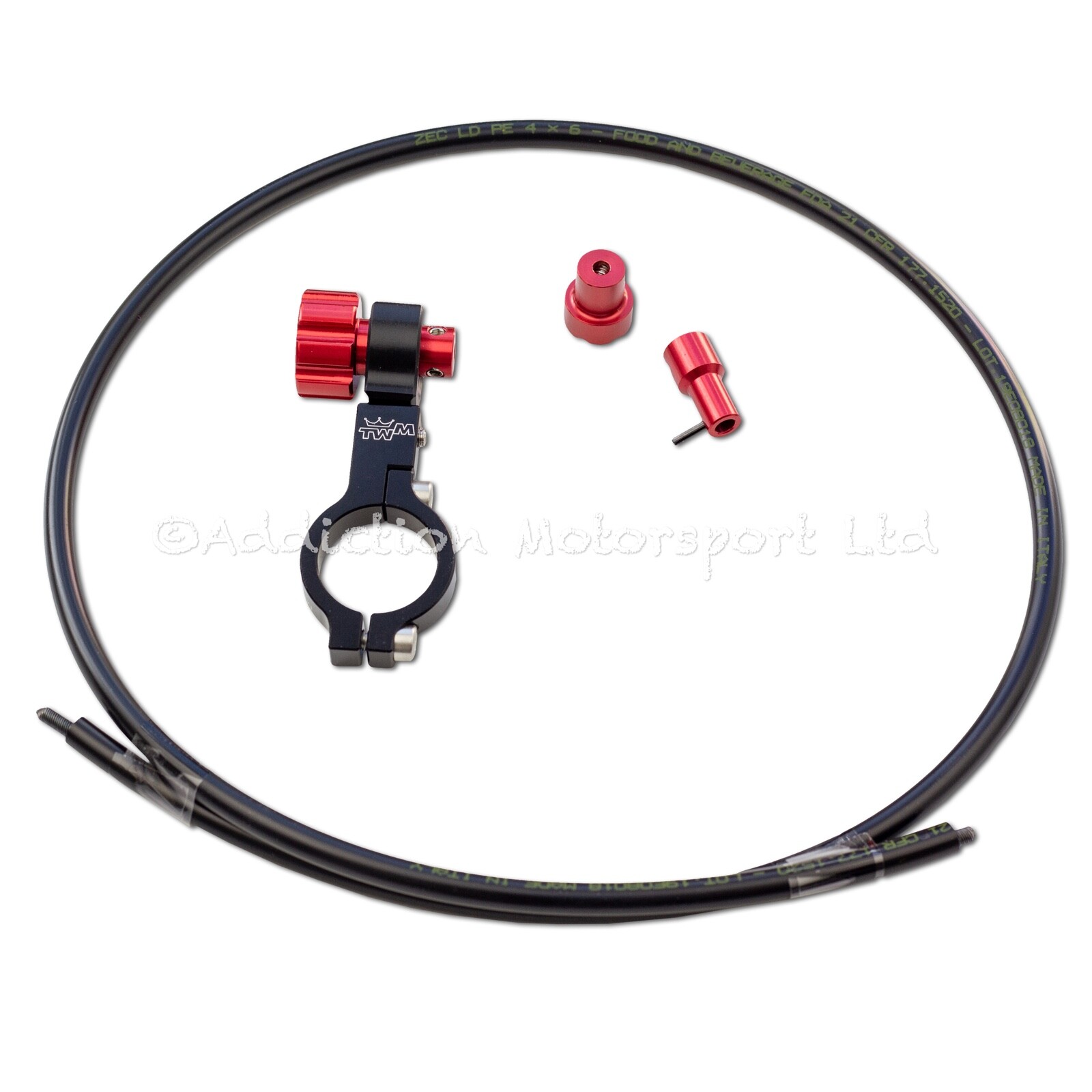 TWM GP Style Red Remote Span Adjuster for Brembo 19RCS Brake Master Cylinder