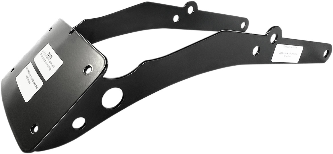 Cycle Visions Curved License Plate Mounts Black CV4653MT