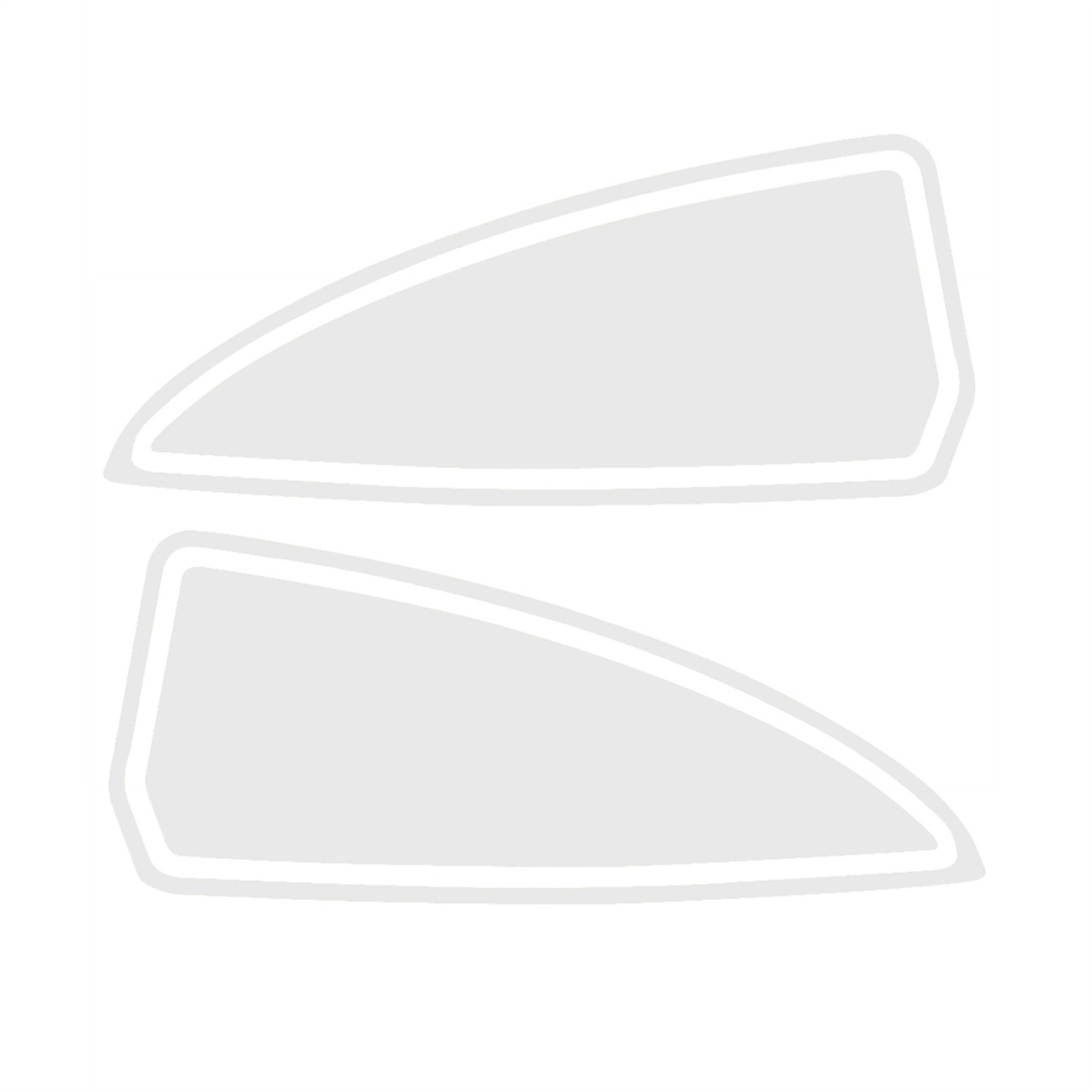 For BMW R Nine T Pure 14-21 Rear Pillion Seat Cowl Hump Box Stickers White