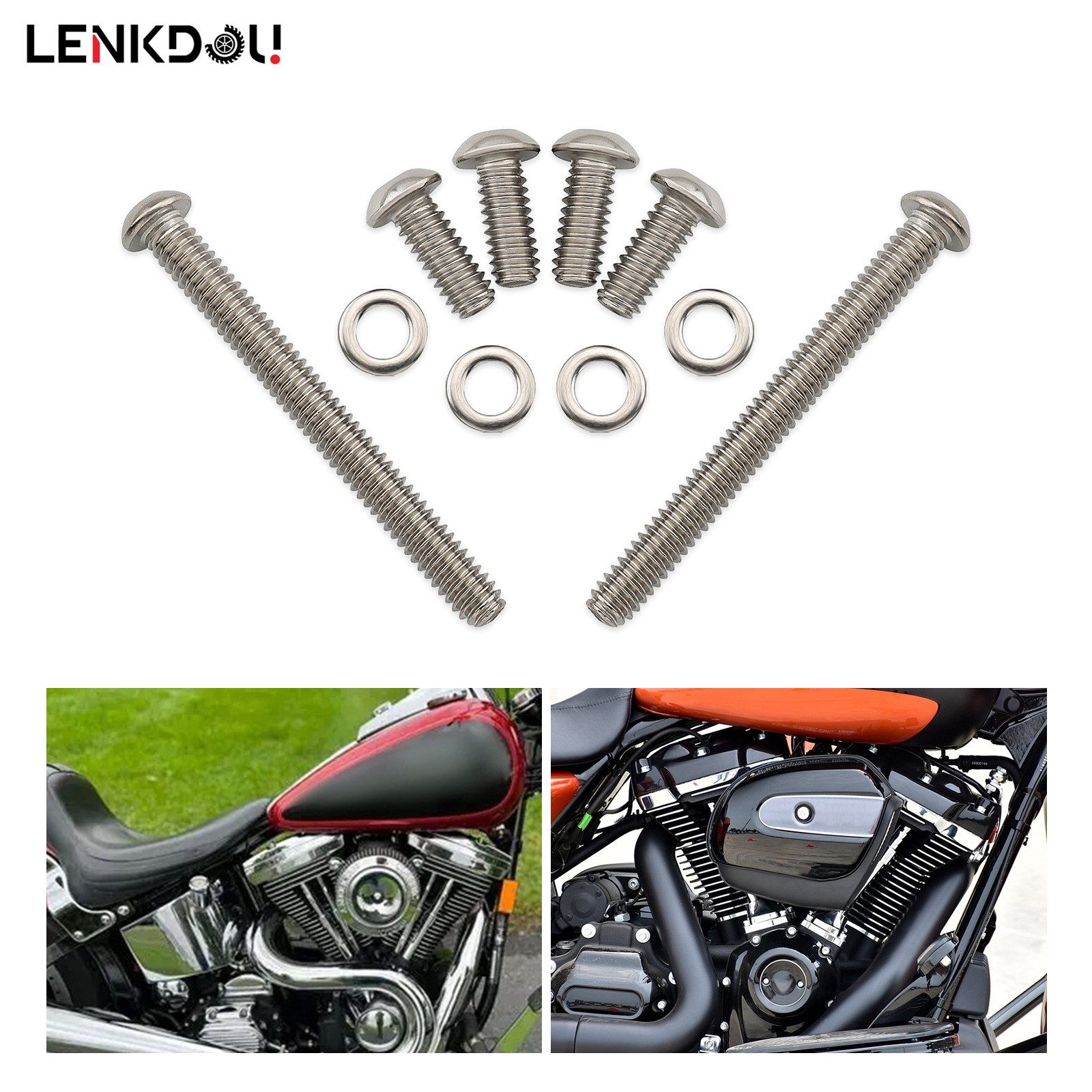 Engine Stainless Bolts Kit For Harley Softail Family Heritage Standard 1987-1999