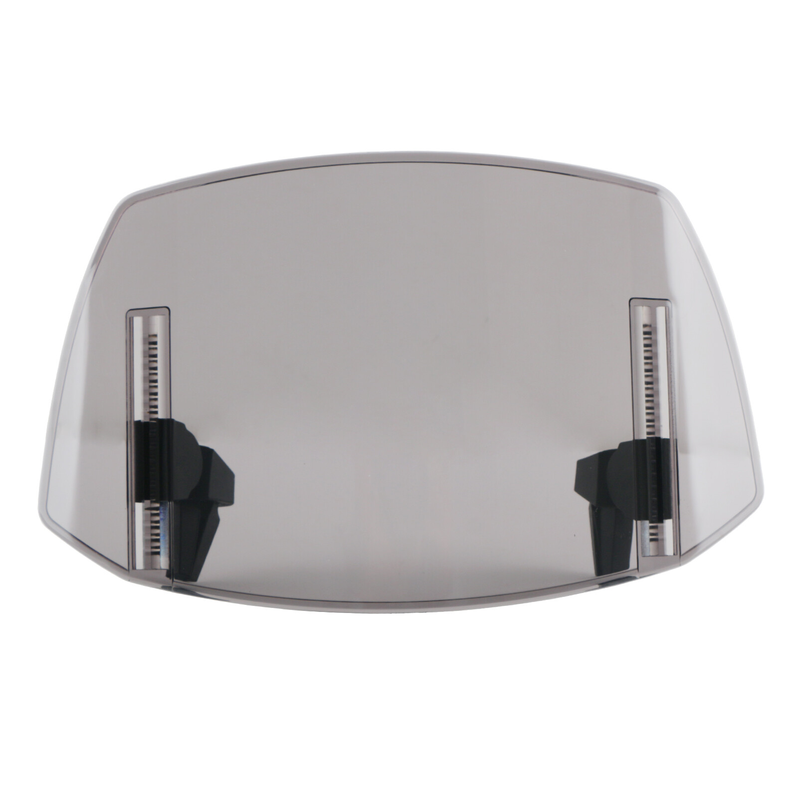 Motorcycle Clip On Windshield Wind Screen Deflector Extension Spoiler Smoked