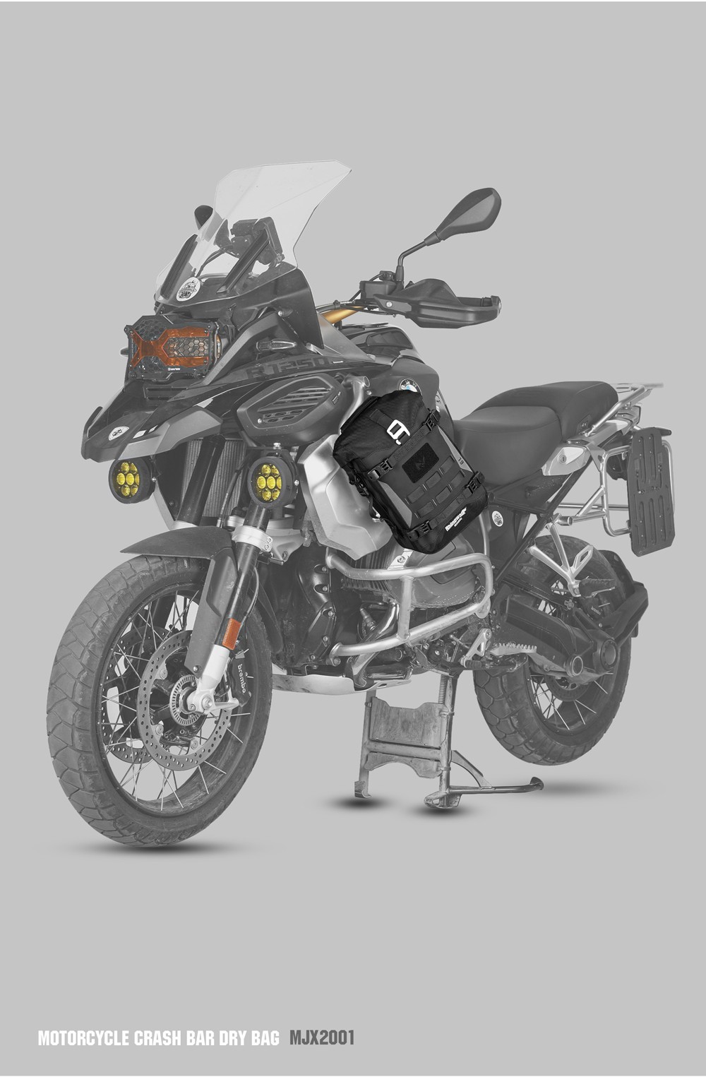Rhinowalk Motorcycle Bumper Bag Waterproof Frame Crash Bar Pack Outdoor Tool Bag