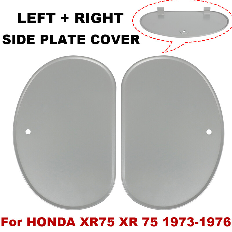 For HONDA XR75 XR 75 1973 – 1976 SIDE PLATE COVER REPLACEMENT – LEFT and RIGHT