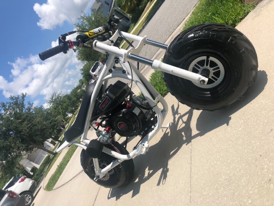Mini bike (8 Inch Front And Rear wheel “hubcaps”)/ Warriors/BT200x/ct200u
