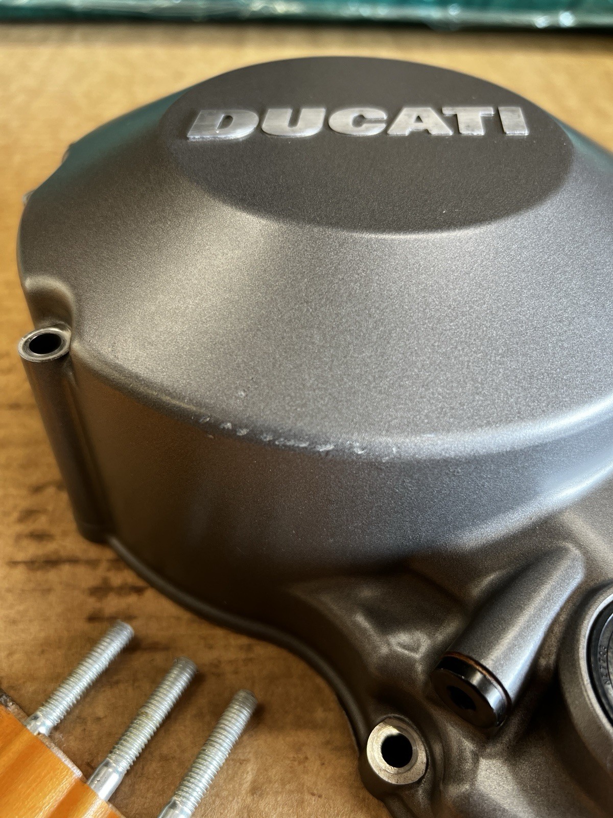 Ducati Performance Magnesium Wet Clutch Cover 24331031C-A1 W/ Oil Sensor