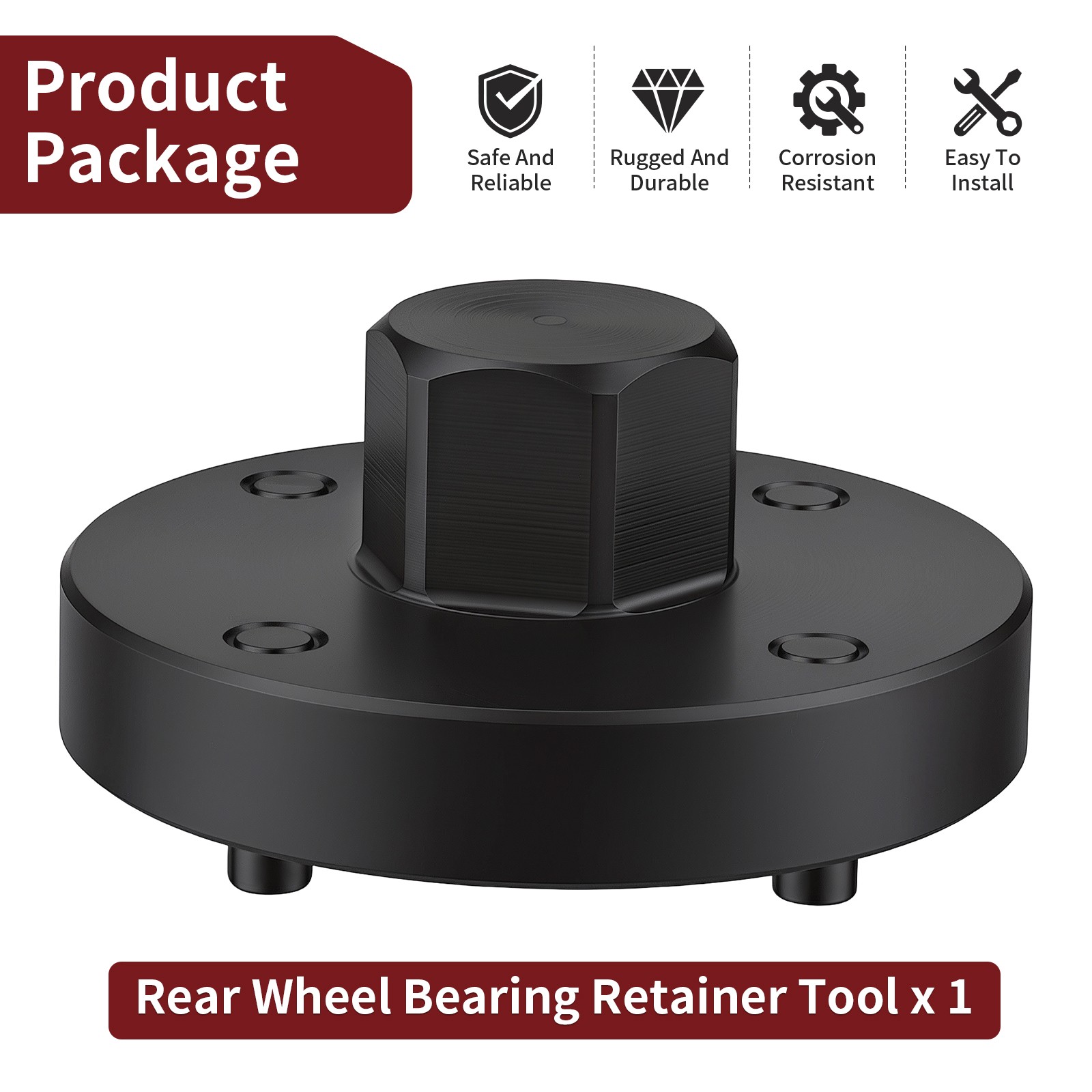 Rear Wheel Bearing Retainer Tool 08-0227 for Honda XR600R 1985-2000 CB360G 1974