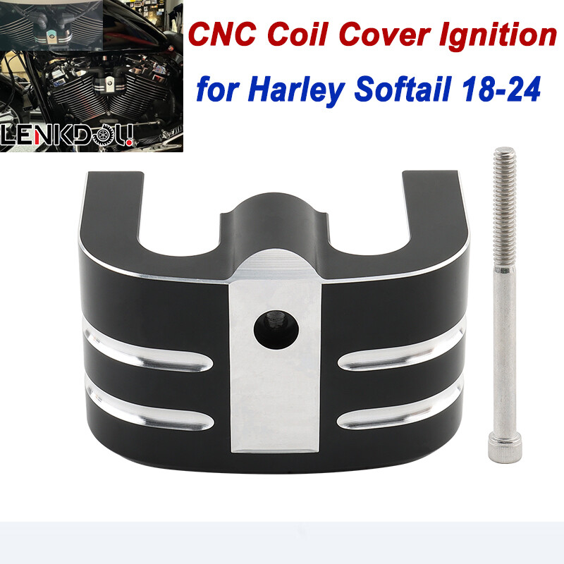 CNC Coil Cover Ignition For Harley Softail Breakout Street Fat Bob FXST 2018-24