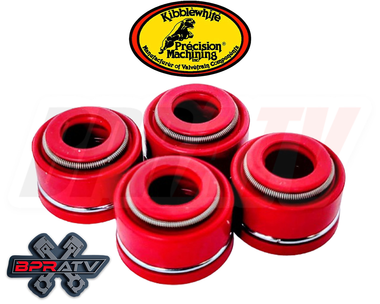 75-79 Honda GL1000 GL 1000 Gold Wing Kibblewhite RED Viton Valve Seals Set of 8