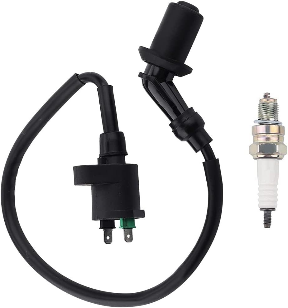 Durable GY6 Ignition Coil with A7TC Spark Plug Wire for High-Performance Engines