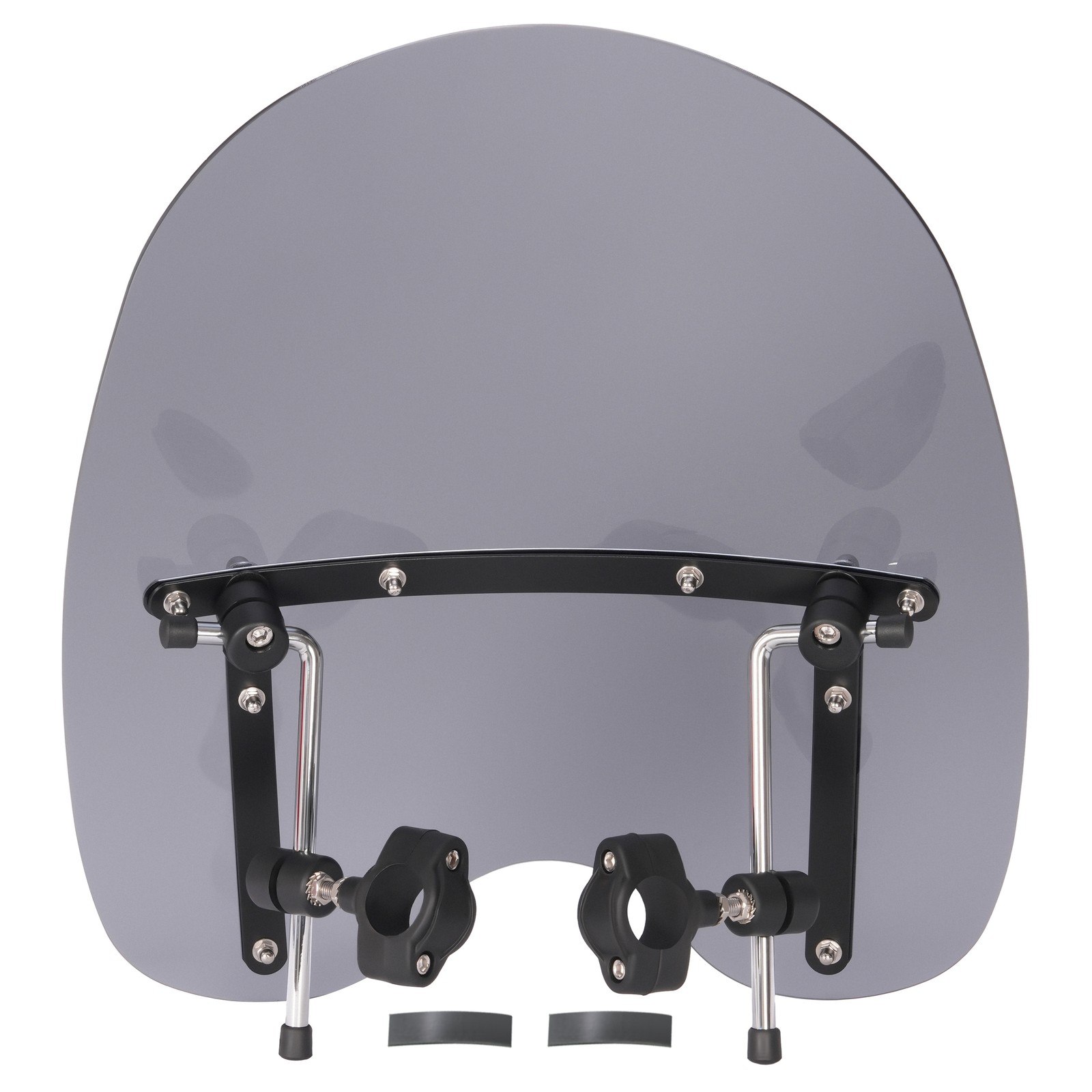Smoke Windshield 19″x17″ for Kawasaki Vulcan VN 500 750 800 900 1500 1600 1700