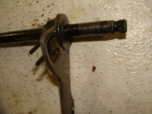 1974 kawasaki h1 500 kh 500 kh500 km124 shifter shaft
