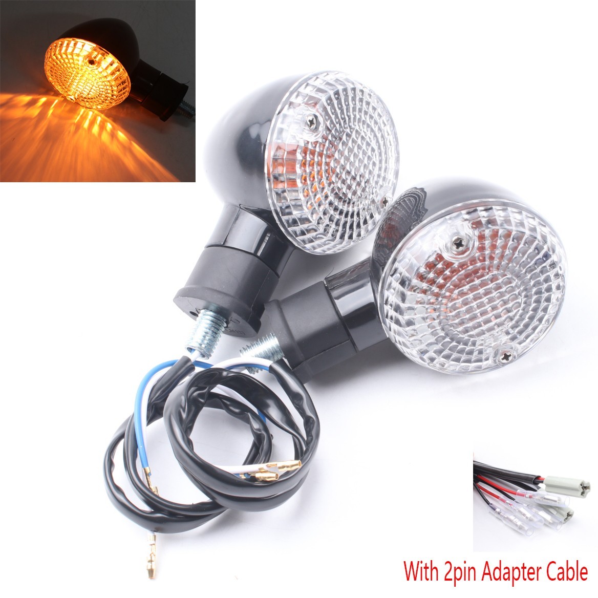 Motorcycle Rear Signal Light (L+R) For YAMAHA BOLT XVS950/R SPEC 2014-2025