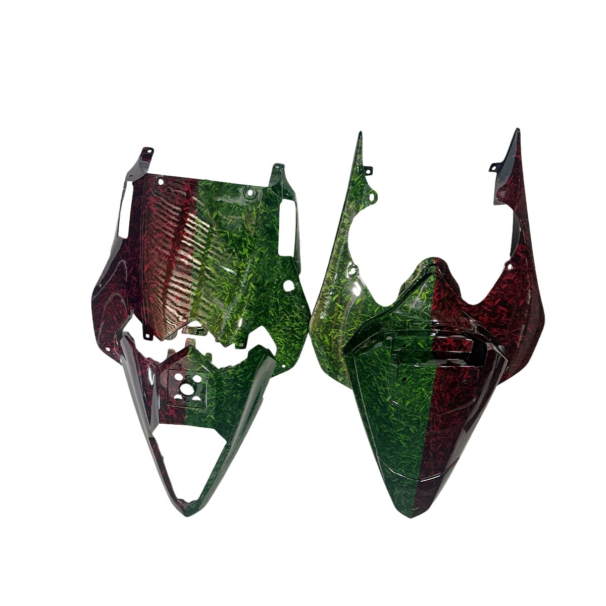 Red Green Forged Pattern Fairings for Yamaha YZF R6 2008-2016 Plastic Bodywork