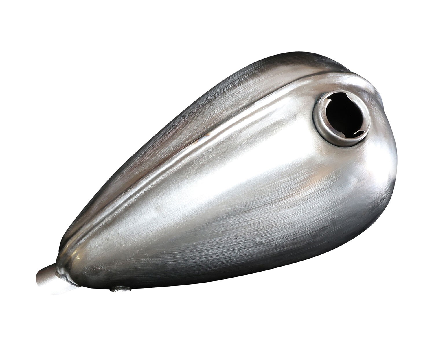 RIBBED Custom Chopper gas tank medium tunnel single bayonet cap