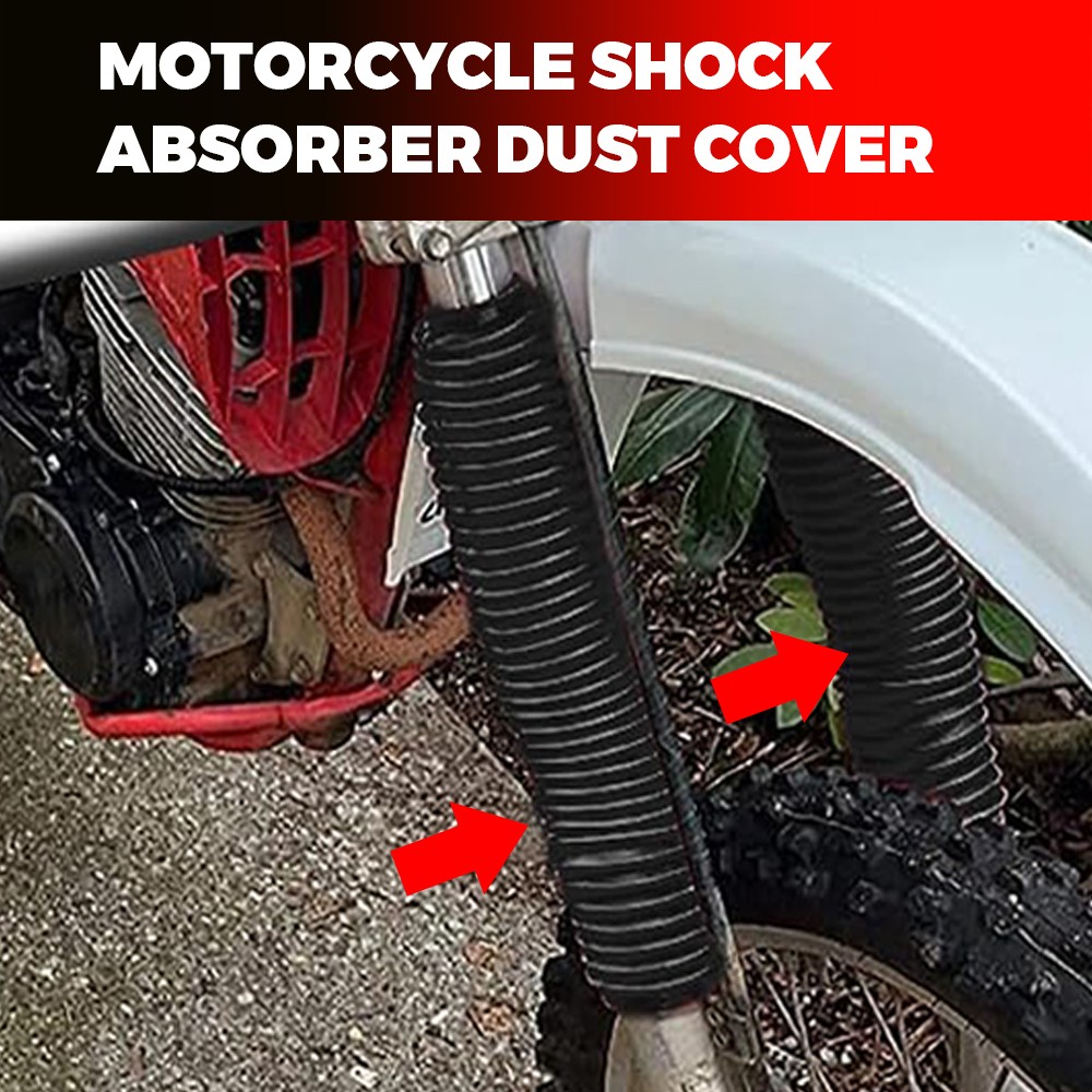 2PCS For Zero Rubber Motorcycle Front Fork Dust Cover Gaiter Gaitors Boots