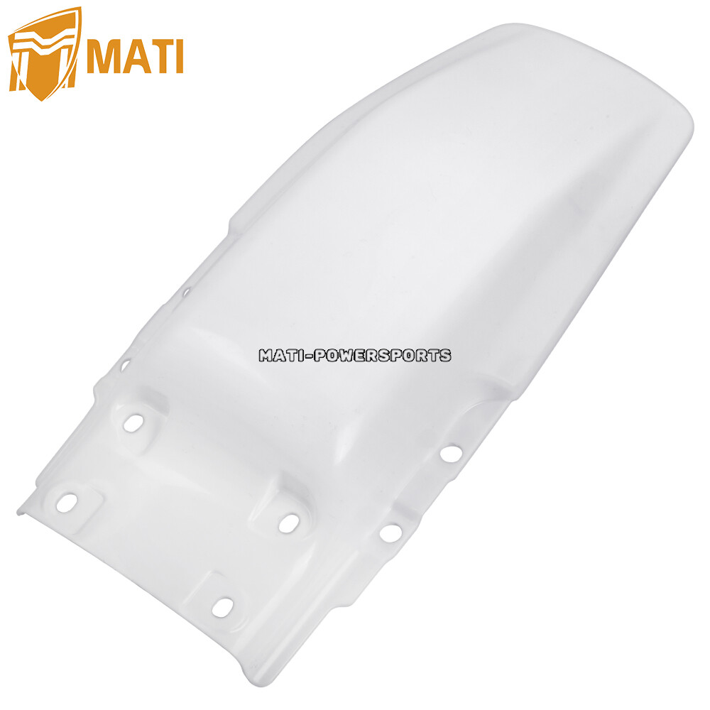 White Rear Fender for Honda XR80 R XR100 R Mud Guard 1985-2000 XR80R XR100R