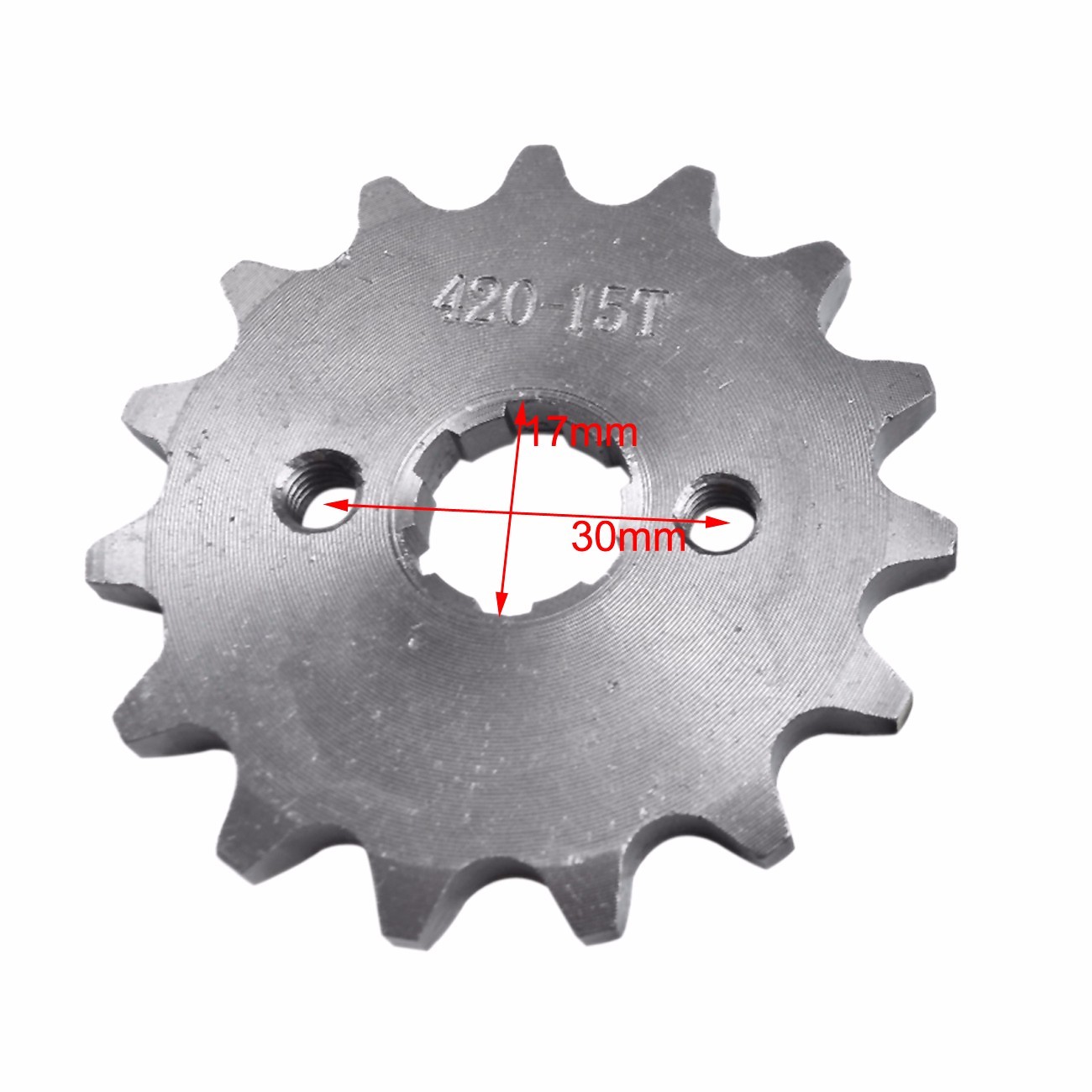 420 17T 17mm Chain Front Sprocket For Dirt Pit bike Coolster 110cc 125cc ATV YX