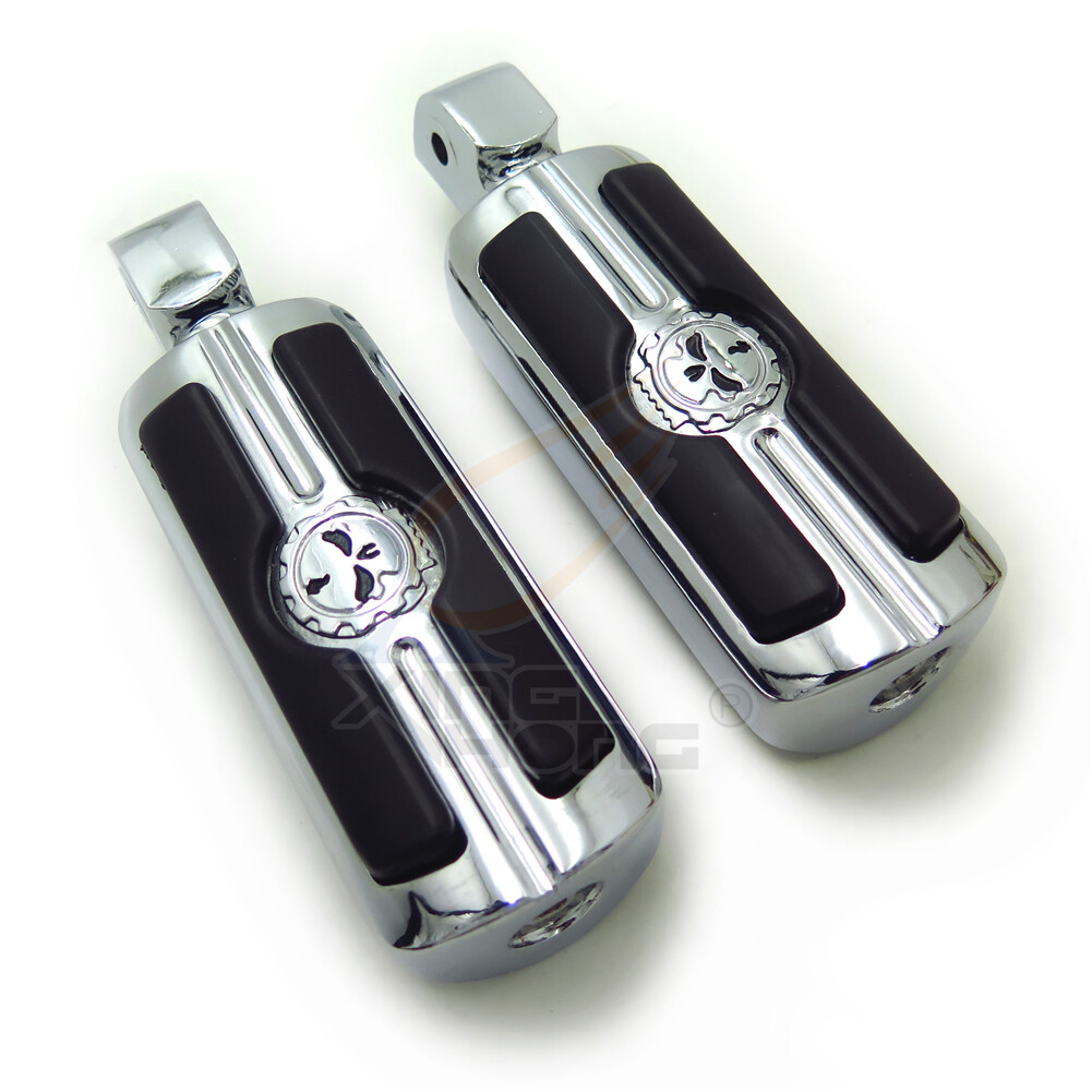 Custom Skull Footpeg For Yamaha 1999-2009 V-Star 1100 (Rear) V-Star 650