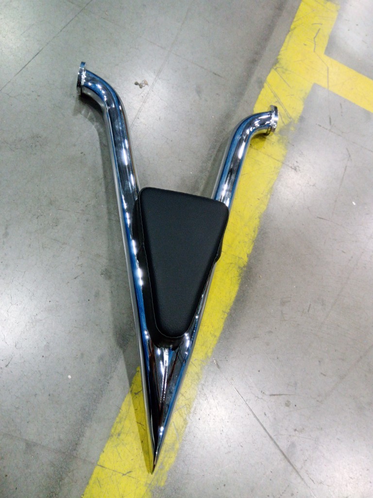 24″ Height Backrest Sissy Bar Chrome For Harley Softail Cross Bones FLSTSB 2007+