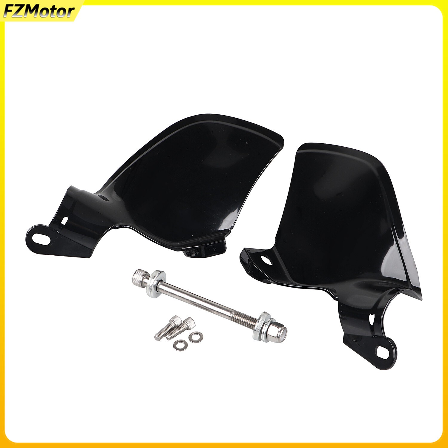Air Deflector Heat Saddle Shield Cover For Harley Softail 2018-up Fat Boy Black