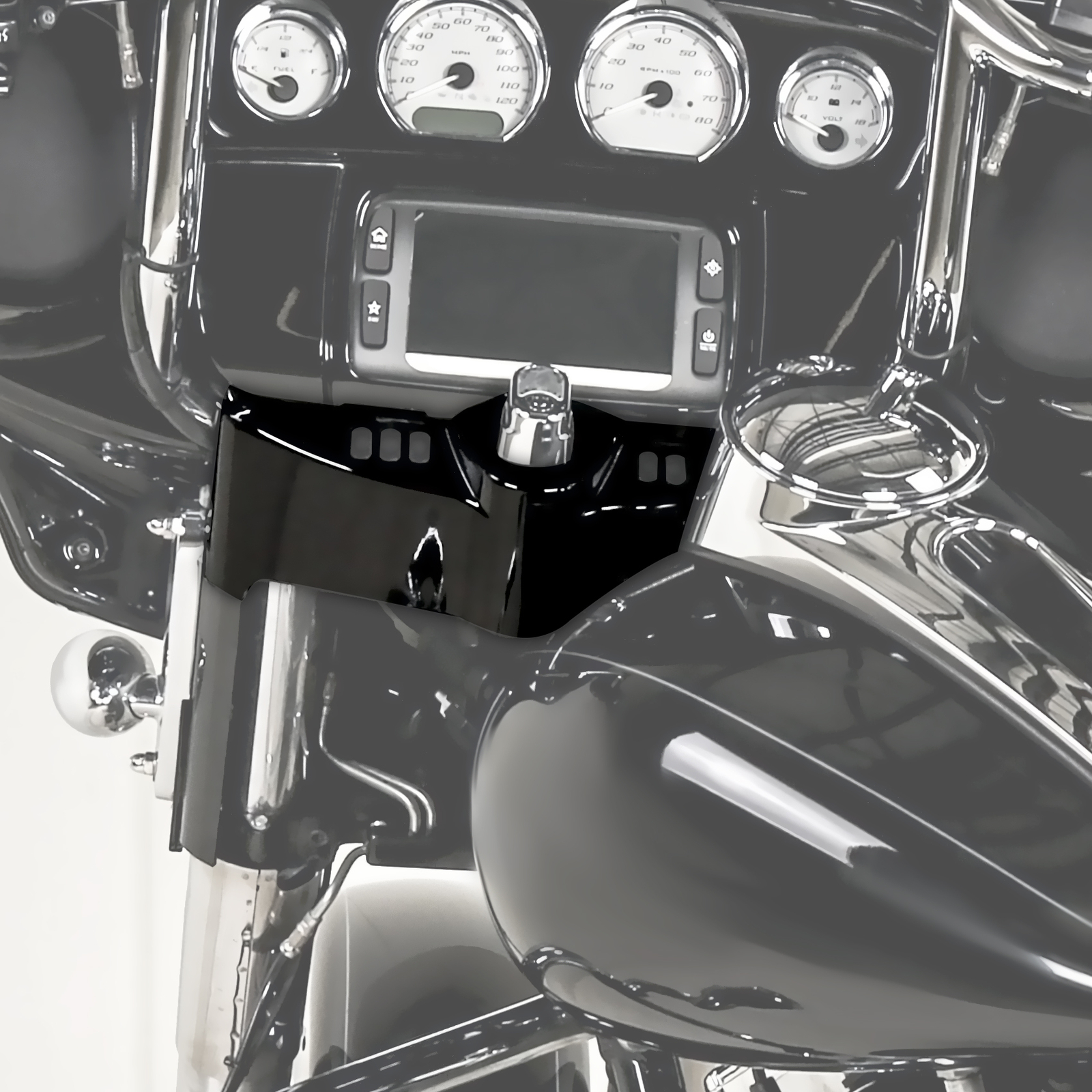 Inner Fairing Cap Kit w/Switch Cap Fit For Harley Touring Street Glide 2014-2022