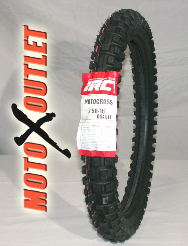 Honda CRF 80 F XR 75 Front Motorcycle Tire IRC 2.50-16 GS45Z 1 CRF80 XR75 XR80