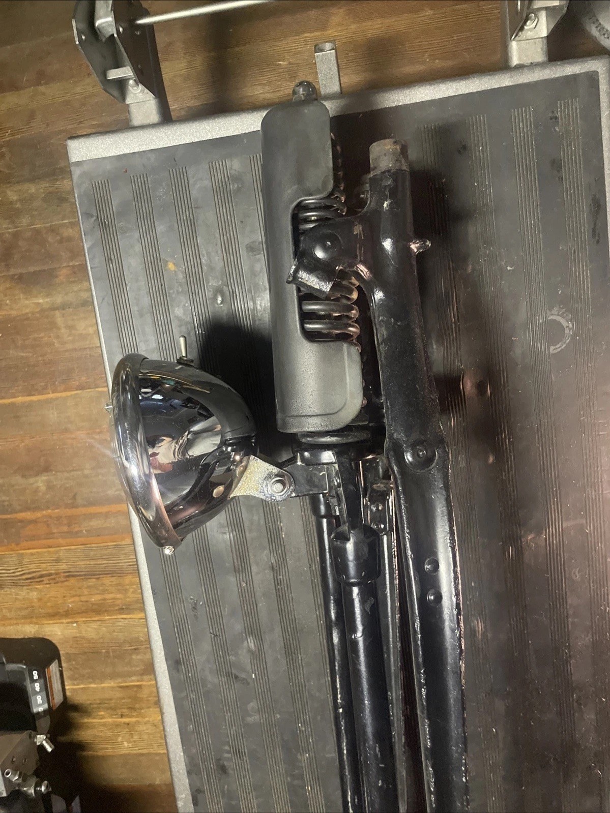 Oem Harley UL Ibeam Springer, Chopper Front End Forks with Headlight