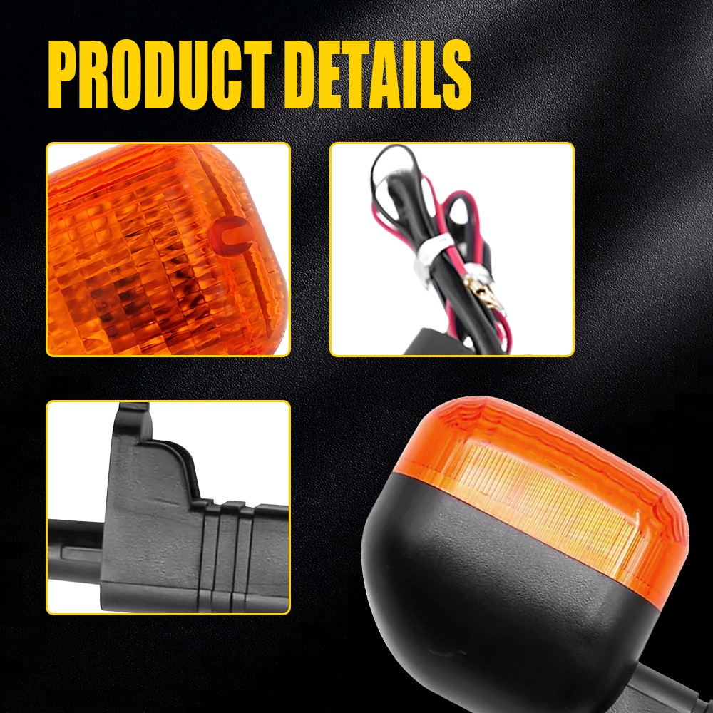 Front Amber Turn Signals Blinker Lights Clear Lens For BMW F 650 ST 1997-2000