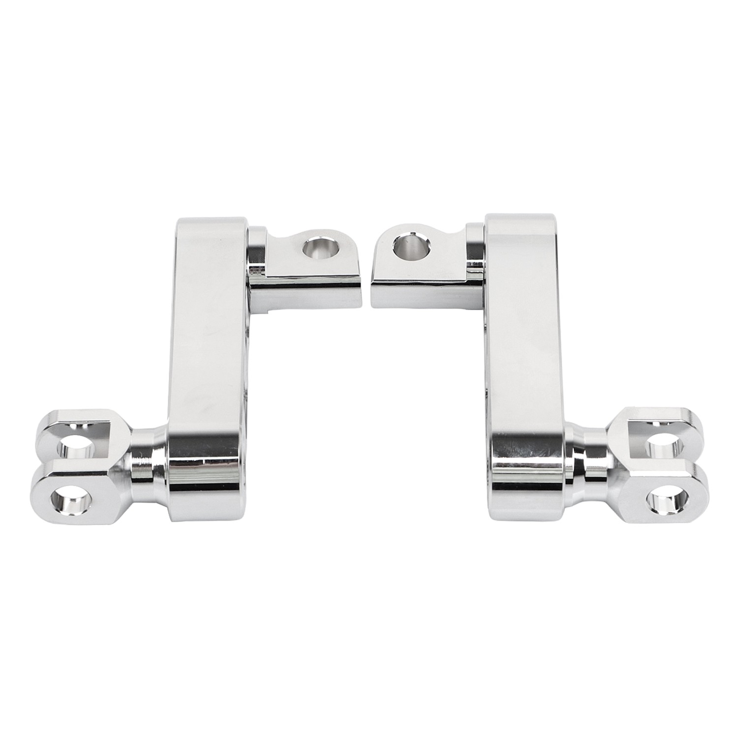 Chrome Foot Peg Extensions Mount For Harley Dyna Wide Glide FXDWG Fat Bob FXDF