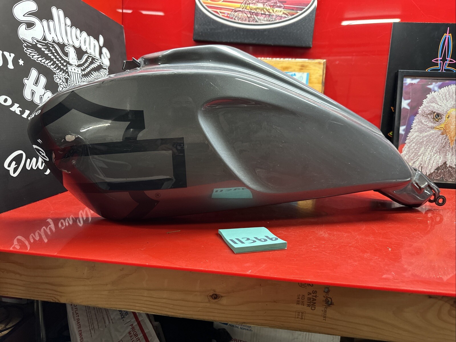 Harley Pan America Gas Fuel Tank One Dent Left Front 1250 Panamerica Blem Oem