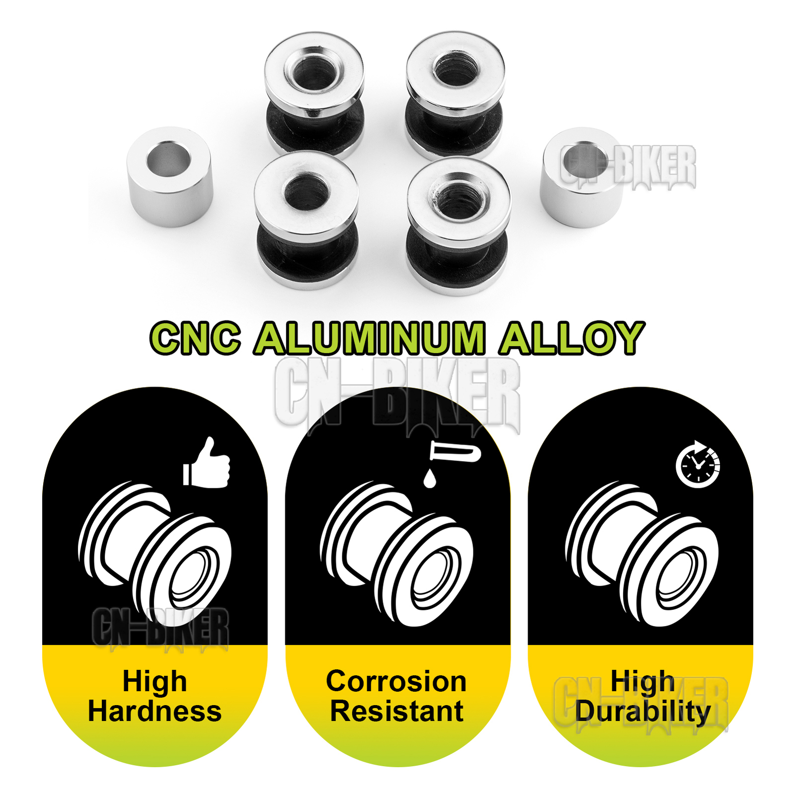 Chrome 4 Point Docking Hardware Kit Fit For 2009-2024 Harley Davidson Touring