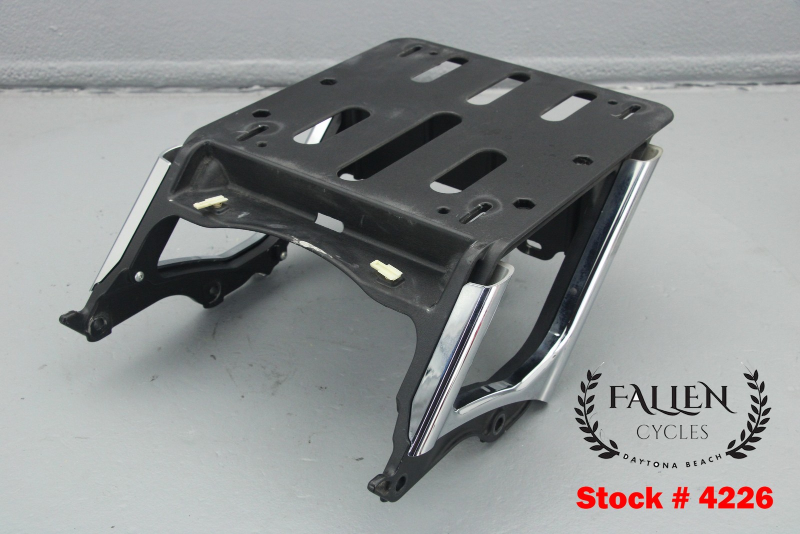 2016 Harley Electra Glide CVO Trunk Box Tour Pak Mount Bracket Kit CHROME #4226