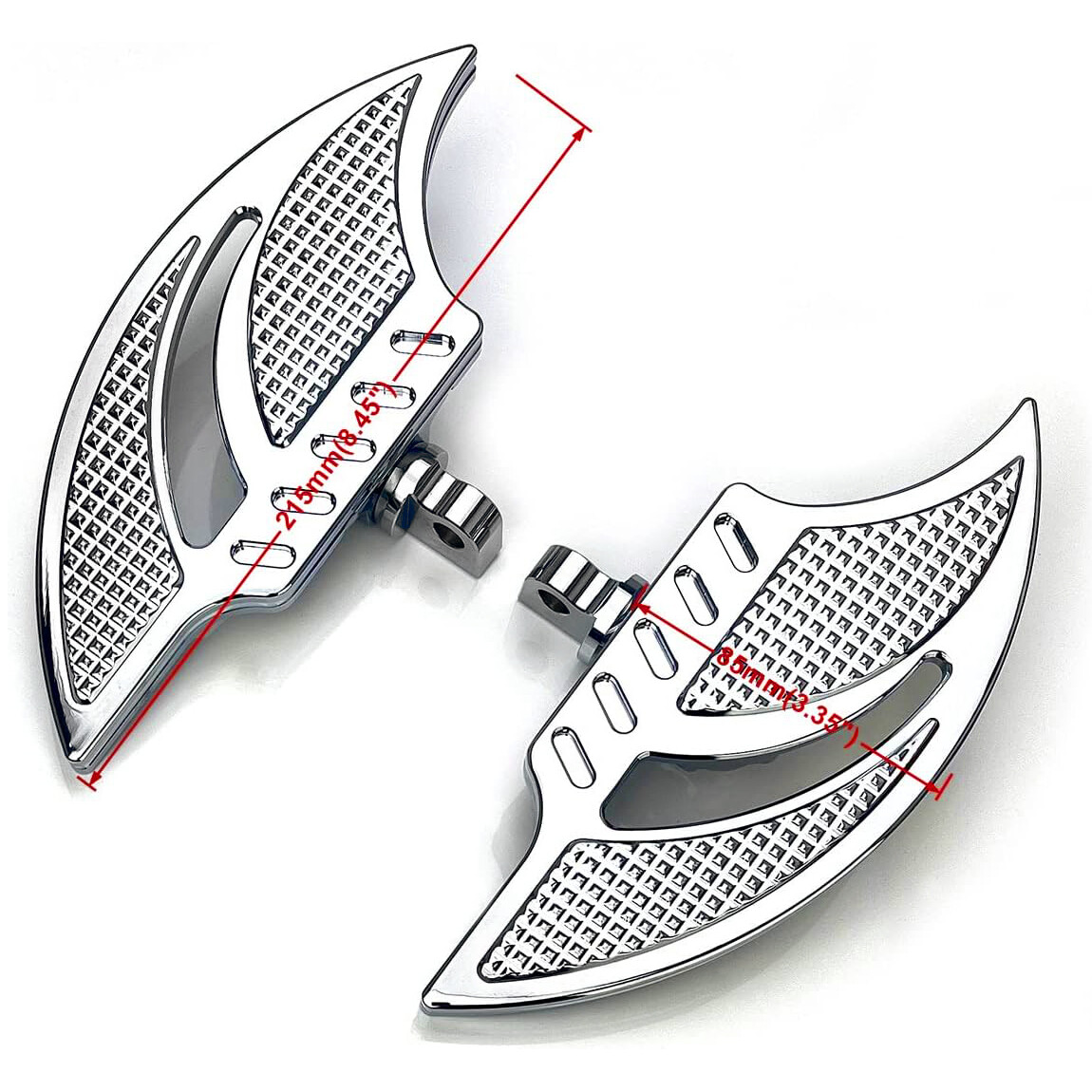 Chrome Blade Floorboards brake shifter levers For Harley Touring 08-13 St Glide
