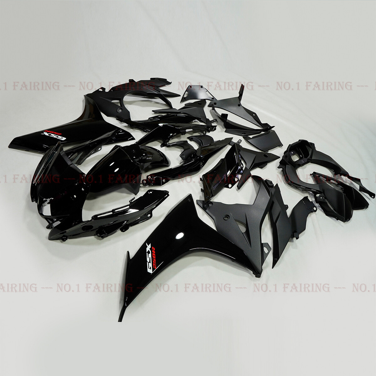 Glossy Matte Black Fairing Kit For Suzuki GSX250R 2017-2025 GSXR250 ABS Bodywork