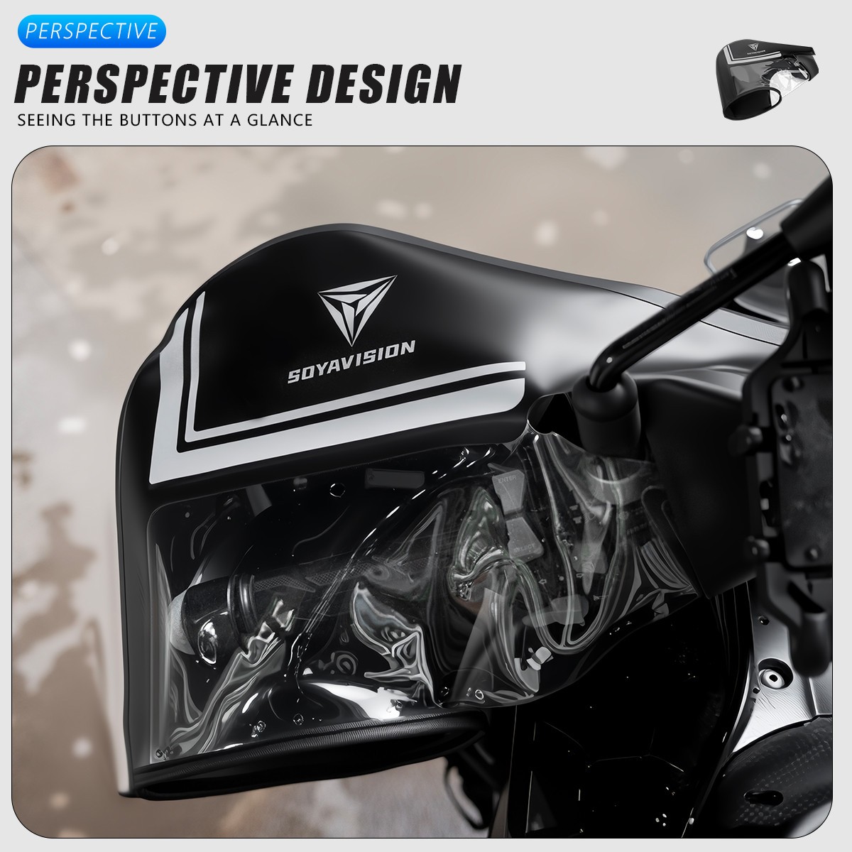Thermal Motorcycle Handlebar Muffs Waterproof Windproof Scooter Motor Gloves