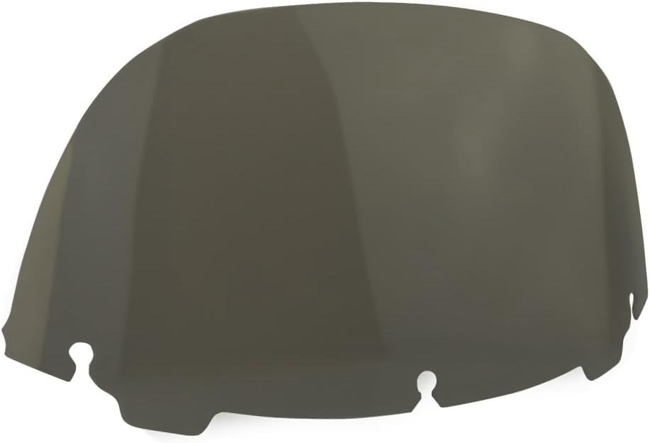 10.5” Smoke Windshield Gloss Black Trim Fit 2014-2024 Harley Touring FLHT FLHX +
