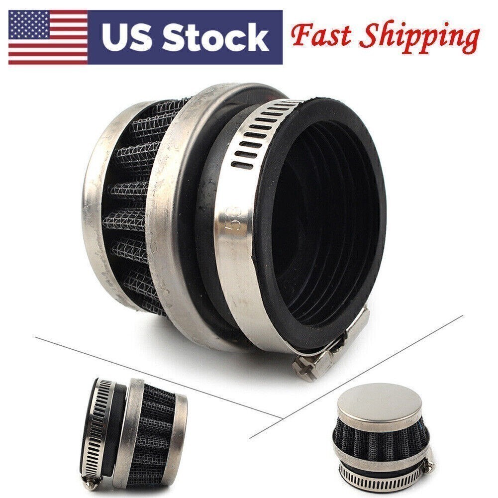 46mm Air Filter Pod Intake Air Cleaner Fit Honda Kawasaki KZ250 KZ250A Yamaha
