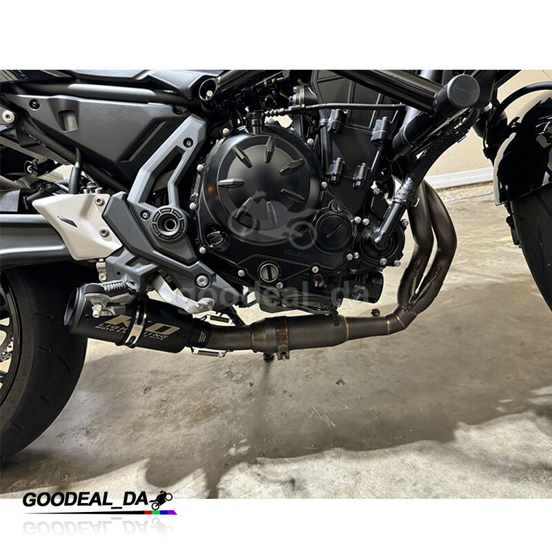 For Kawasaki Z650 Ninja 650 2023-25 Full Exhaust Header Pipe 51mm Carbon Muffler