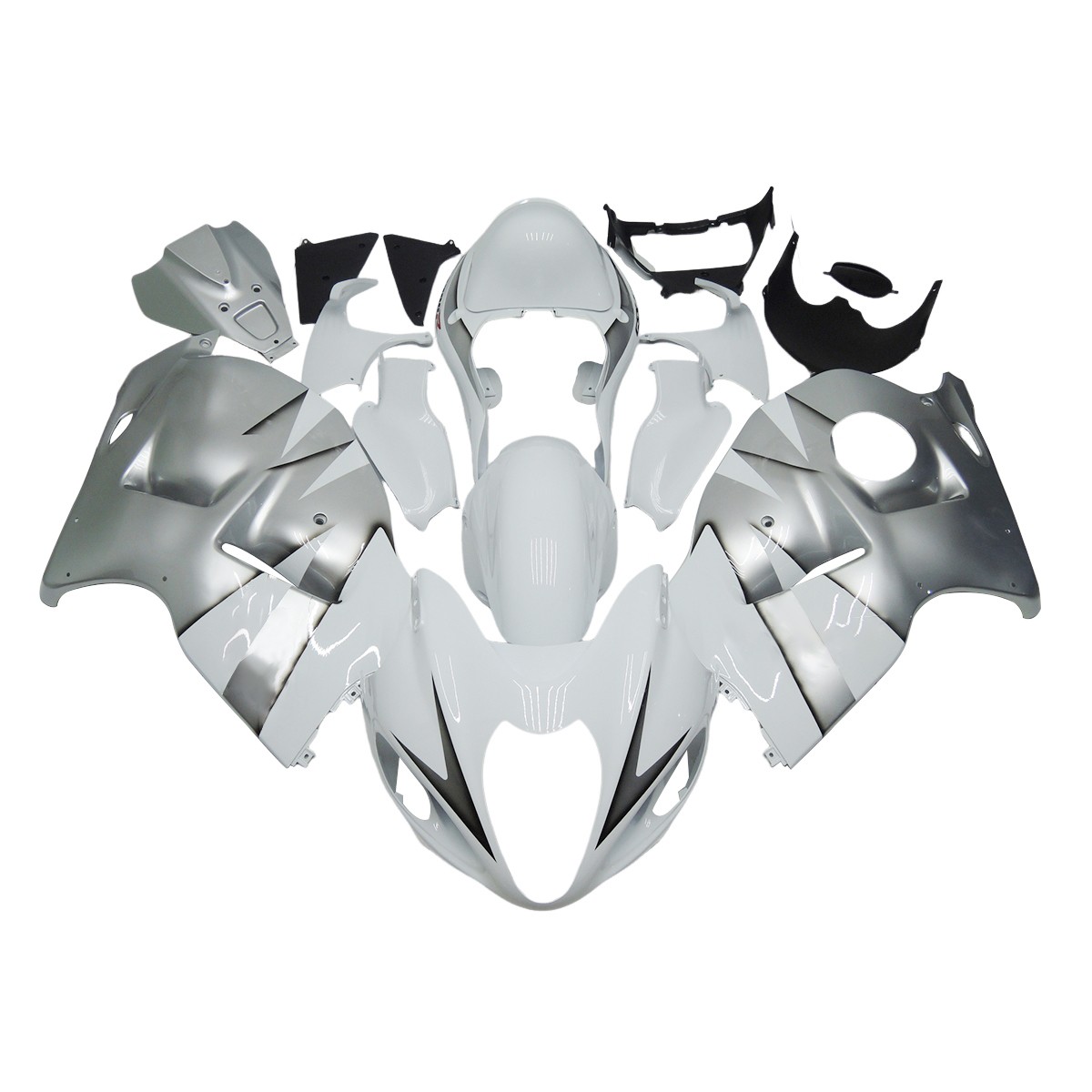 Fairing Kit Bodywork for Suzuki GSXR1300 Hayabusa 1997 1998-2007 Fairings White