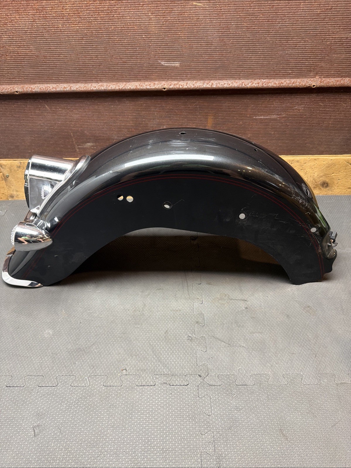 2007-2016 Harley Davidson Softail Deluxe FLSTN Rear Wheel Fender Mud Guard, A