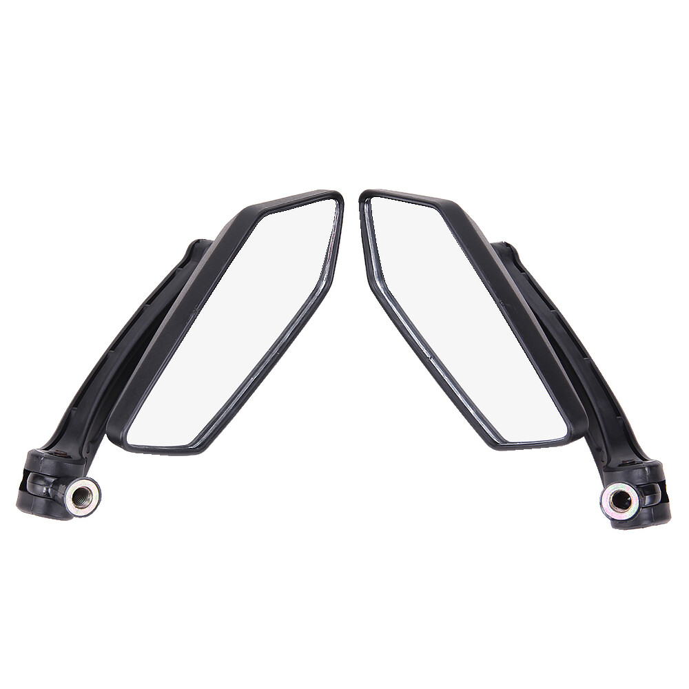 Universal Black 8/10mm Motorcycle Scooter Mirrors Pair