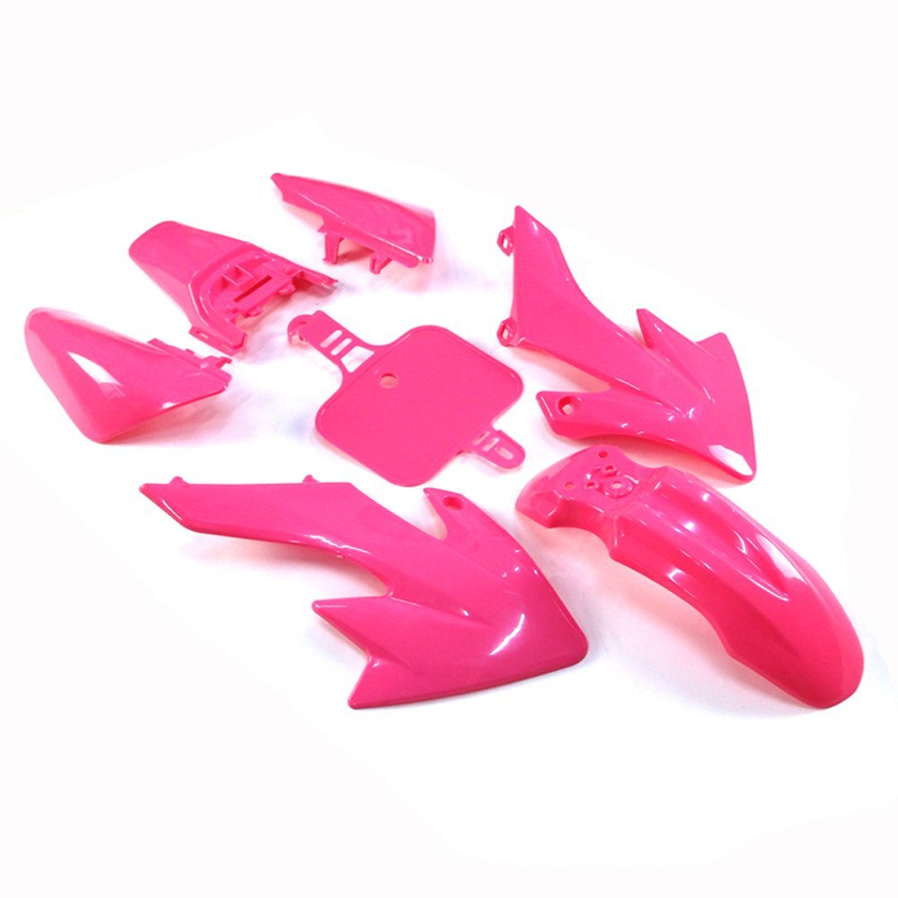 Pink Plastic Fender Fairing Kit For Honda XR50 CRF50 Chinese 50cc 90cc