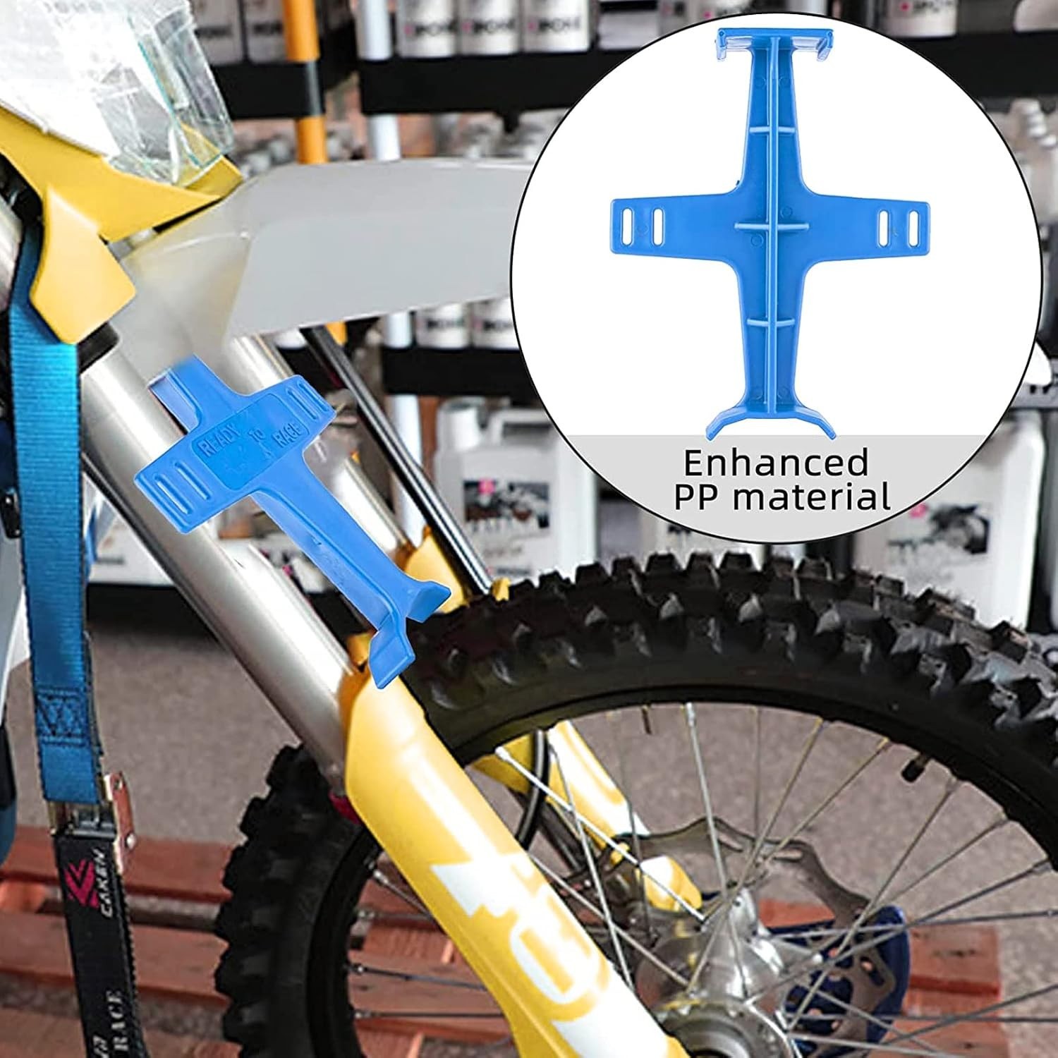 Universal 10.6-inch Motorcycle Fork Brace Guard – Durable Protection & Stylis…