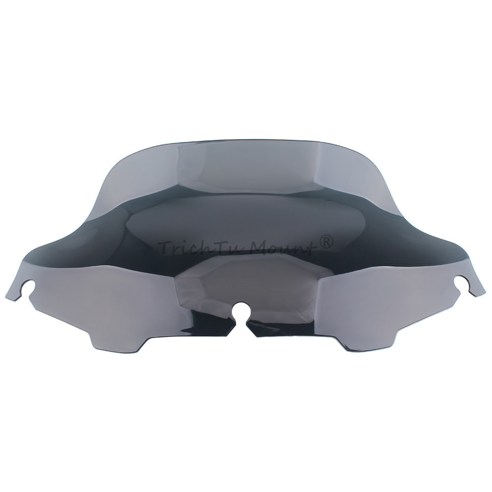 Smoke 8″ Wave Windshield Windscreen For Harley Electra Glide Classic EFI FLHTCI