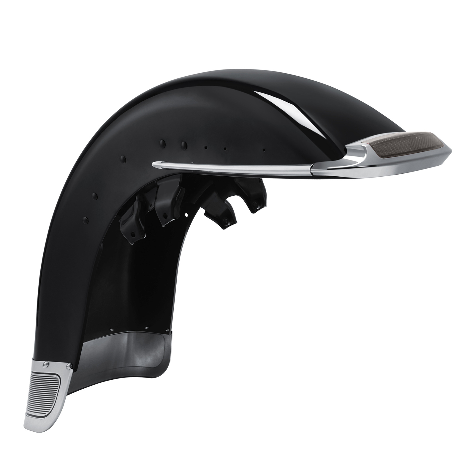 Fit For Harley Electra Glide Ultra 1989-2013 Front Fender Assembly Vivid Black