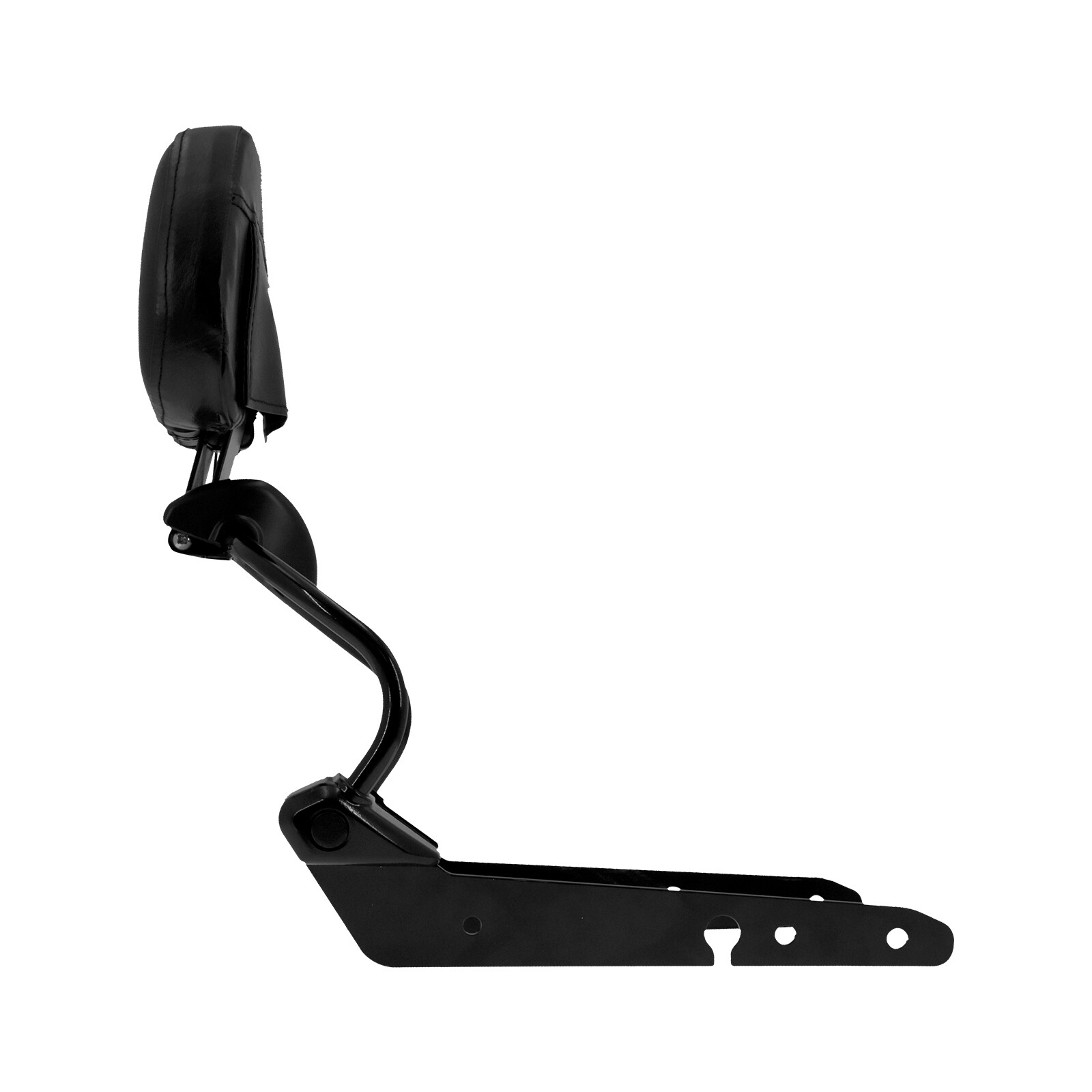 Detachable Driver Backrest Pad Quick-Release Fit For Harley Sportster XL 2004-up