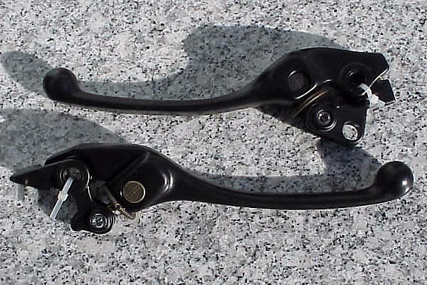 90-08 Honda VFR750 VFR800 VFR 750 800 VTR 1000 VTR1000 Superhawk BLACK LEVERS